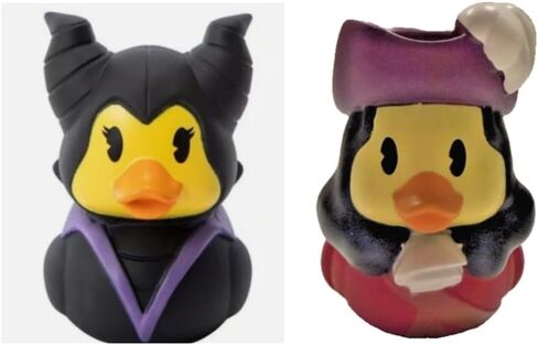 Just Play Rubber Duck Duckalooz 2 Pack - Maleficent & Captain Hook Villains - Bath Toys in Kuwait