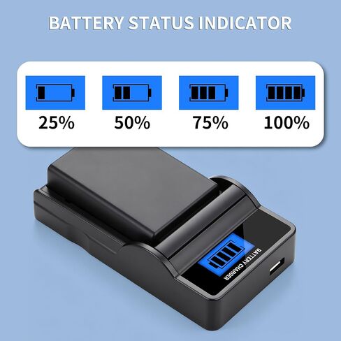 2X KLIC-5001 Battery + LCD USB Charger for Kodak Easyshare P712 P850 P880 Z730 Z760 Z7590 DX6490 DX7440 DX7590 DX7630 Zoom and Sanyo DB-L50 DMX-WH1 HD1010 FH11 HD2000 VPC-WH1 HD2 in Kuwait