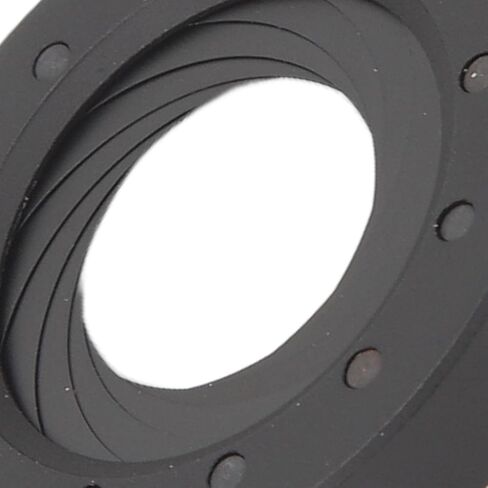 Adjustable Iris Aperture Diaphragm 1.2 to 18mm, Manual Lens Adapter with 12 Blades, Aluminum Alloy Iris Diaphragm for Camera Microscope Optical Systems in Kuwait