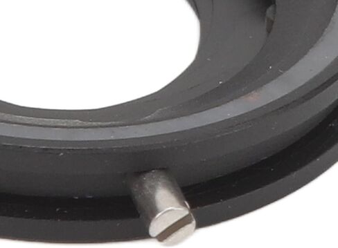 Adjustable Iris Aperture Diaphragm 1.2 to 18mm, Manual Lens Adapter with 12 Blades, Aluminum Alloy Iris Diaphragm for Camera Microscope Optical Systems in Kuwait