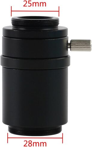 Microscope Kit 1/1 CTV Microscopio Adapter 28mm/38mm to C-Mount Camera Connect Tube for Stereo Microscope Microscope Lens Adapters in Kuwait