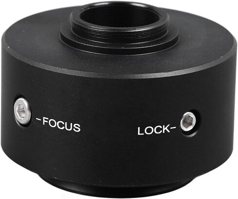 YWBL-WH Microscope C Mount Adapter Microscope Camera Adapter 0.5X Magnification Lens with C Mount for AX CX BX MX CX2 BX2 SZX Series Biological Volumetric Microscopes in Kuwait