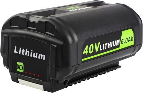 40V 6.0Ah Battery Replacement for Ryobi 40v Battery, 6000mAh High Capacity Compatible with Ryobi 40v Tools and Charger in Kuwait