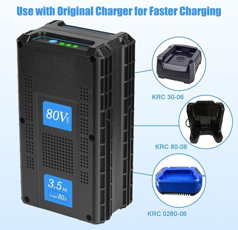 JYJZPB 80V Battery Compatible with Kobalt 80-Volt Cordless Power Tool | for Kobalt 80V KB2580-06 KB680-06 KB280-06 2910303-RC Cordless Power Tool, replace for Kobalt 80V MAX Rechargeable Battery in Kuwait