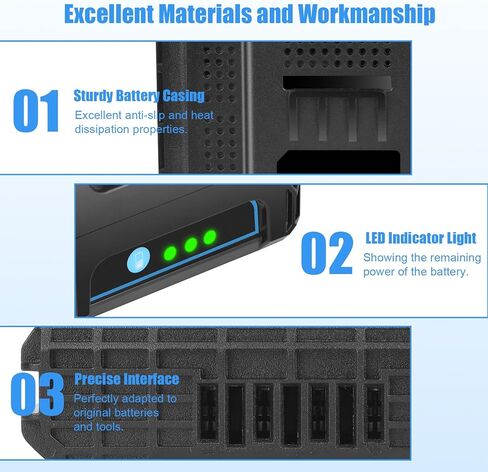 JYJZPB 80V Battery Compatible with Kobalt 80-Volt Cordless Power Tool | for Kobalt 80V KB2580-06 KB680-06 KB280-06 2910303-RC Cordless Power Tool, replace for Kobalt 80V MAX Rechargeable Battery in Kuwait