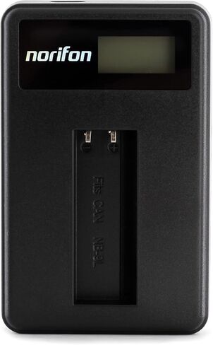 Norifon NB-9L LCD USB Charger for Canon PowerShot ELPH 510 HS, 520 HS | Compatible with Canon PowerShot ELPH 530 HS, N, N2, SD4500 IS, IXUS 1000 HS, 1100 HS, 500 HS, 510 HS, IXY 1, 3, 50S in Saudi Arabia