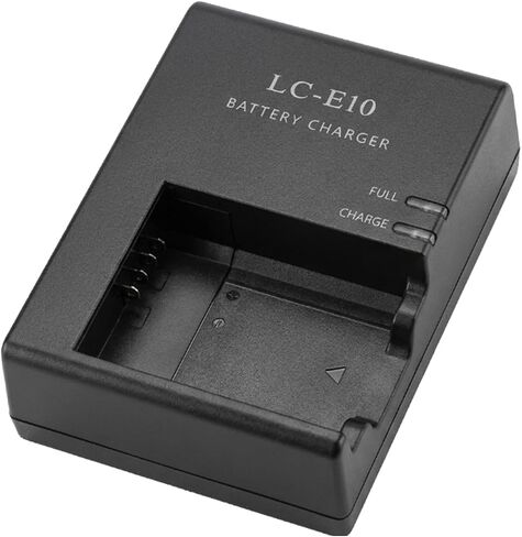 LC-E10 LC-E10E LP-E10 LC-E10C Quick Battery Charger Compatible with Canon EOS Rebel T7 T6 T5 T3 T100 4000D 3000D 2000D 1500D 1300D 1200D 1100D DSLR Digital Camera in Kuwait