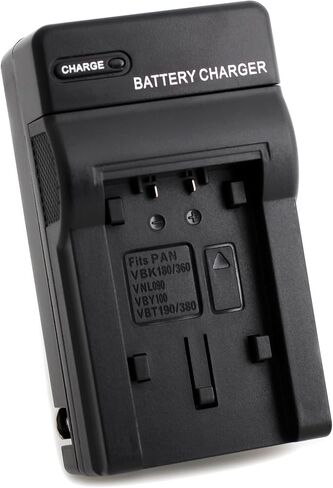 Norifon VW-VBK180 Wall Charger for Panasonic HDC-HS60, HDC-HS80 | Compaitble with Panasonic HDC-SD40, HDC-SD60, HDC-SD80, HDC-SD90, HDC-TM60, HDC-TM80, HDC-TM90, SDR-H100 with Foldable Plug in Kuwait