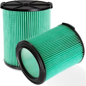 2 Pack VF6000 Filter for Ridgid 5-20 Gallon Wet Dry Vacuums WD5500 WD0671 WD6425 WD7000 WD1280 WD1851 WD1680 WD1956 RV2400A 1400RV RV2600B in Kuwait