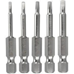 5 Pieces Magnetic Triangle Screwdriver Bits Set, 1/4 Inch Hex 1.8/2.0/2.3/2.7/3.0 Triangle Screwdriver Bits S2 Steel Triangle Drill, 50 mm Length in Kuwait