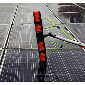 Window Cleaning Brush 16FT - Extendable Water Fed Pole for Conserva Roofs, High Reach s Cleaner, Ideal for Home & Professal Use in Kuwait