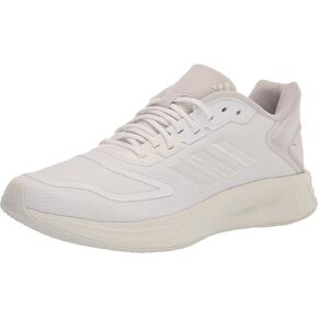 adidas Women's Duramo 10 Running Shoe, White/Zero Metallic/Grey, 8.5 in Kuwait