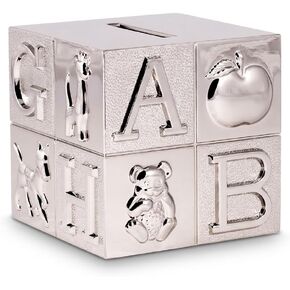 Pewter Football Bank | Silver Brushed Non-Tarnish Finish | Kids and Adult Gift | Matte Finish Decorative Coin Bank | 4.25" x 2.5" | Gift Box Included in Saudi Arabia