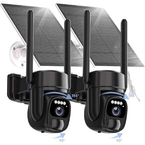 4MP 2.5K Security Camera Outdoor 5G/2.4G WiFi 360°View Color Night IP65 PTZ | Weatherproof,Auto Tracking, Motion Detection, Siren Alarm, 2-Way Audio, AI Alerts, 24/7 Recording, Local & Cloud Storage in Kuwait