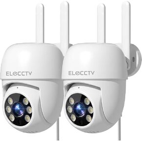 2.5K 4MP Security Camera Outdoor 5G/2.4G WiFi 360°View Color Night IP65 PTZ in Kuwait