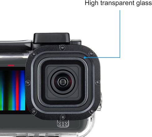 SOONSUN Skeleton Protective Housing Case for GoPro Hero 13/12 / 11/10 / 9 Black, Side Open Housing Shell with Skeleton Backdoor for Improved Audio Capture and Easy Access to Camera's Touch Screen in Kuwait