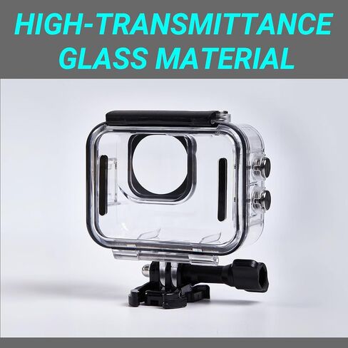 Waterproof Case for Insta360 GO Ultra Full Set, 60M/196FT Underwater Diving Protective Shell, Compatible with Insta360 GO Ultra Camera & Charging Case for Surfing, Diving & Swimming in Kuwait