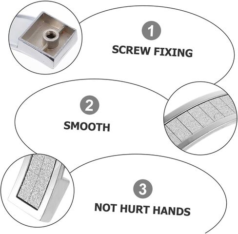 10pcs Modern Minimalist Frosted Crystal Drawer Handles for Cabinets Elegant Furniture Pulls Alloy Material for Closet and Dresser Decor in Kuwait