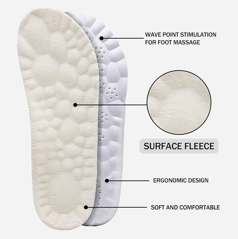 Furry House Slippers for Men Women, Slip On Indoor | Thickened Sole, Non-Slip, for Yoga, Travel, Indoor House Use in Kuwait
