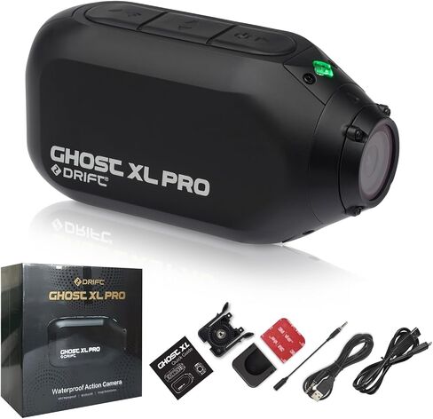 Drift Ghost XL PRO Sport Action Camera 4K Sport WiFi IPX7 Waterproof Wearable Live Stream Vlog Motorcycle Bicycle Helmet Cam in Kuwait