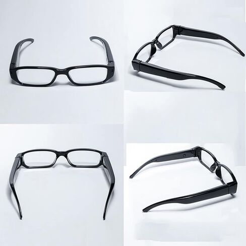 1080P HD Smart Glasses with Camera for Men, Hands-Free Video Recording Glasses, First Person View Camera Glasses for Cycling Travel Vlog in Kuwait
