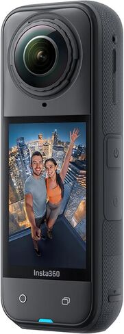Insta360 X5 360° 8K Camera-for Content Creators and Videographers| 8K30/5.7K30 360° PureVideo Recording-64Gb Memory, Grip-Tripod, Software (Value Bundle) in Kuwait