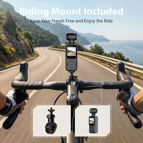 2K Handheld Vlogging Camera, Portable Pocket POV Camcorder Body Cam | 2k HD Recording, 180° Rotatable Lens, Eis Stabilization, Wifi Connection, Four Fill Light, 8 Hour Battery Life for Vlogging in Kuwait