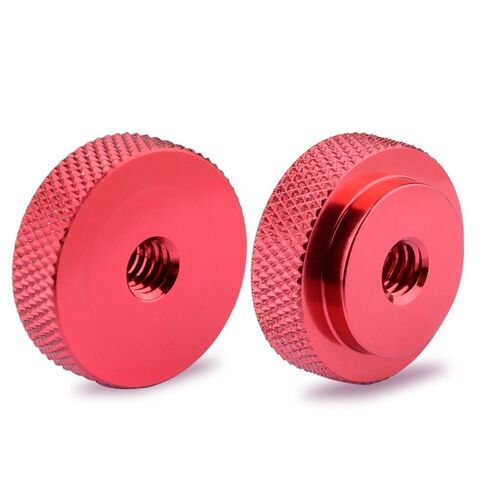 CAMVATE 1/4"-20 Female Thumb Wheel Lock Nut Adapter(2 Pieces) - 1490 in Saudi Arabia