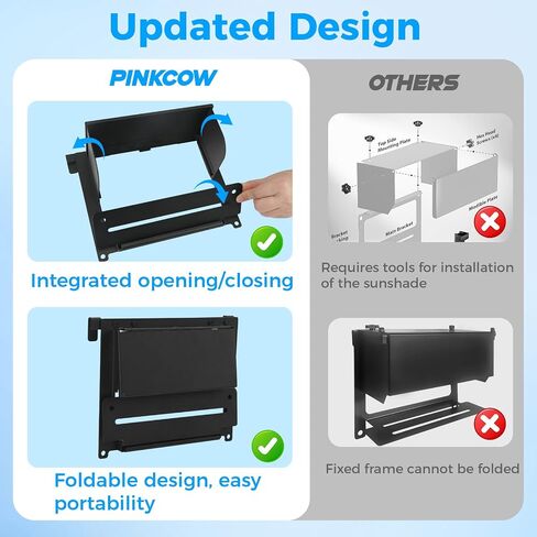 Game Changer Mounting Streaming Kit, Fence Phone Mount Baseball with Shade | Game Changer Fence Holder with Power Bank Clip for iPhone, Samsung, Mevo, GoPro and Action Camera in Kuwait