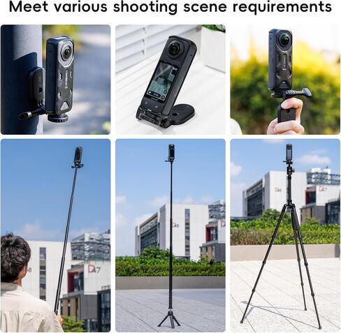 Magnetic Mount Stand for Insta360 X5 X4 OSMO 360 Pocket4 Action 5pro Hero13 | Detachable,Strong Magnetic,Camera Mount Steering Holder for Insta360 X5 X4 X3 GO Osmo 360 Pocket 4 Action 5 pro 4 3 Hero 13 in Kuwait