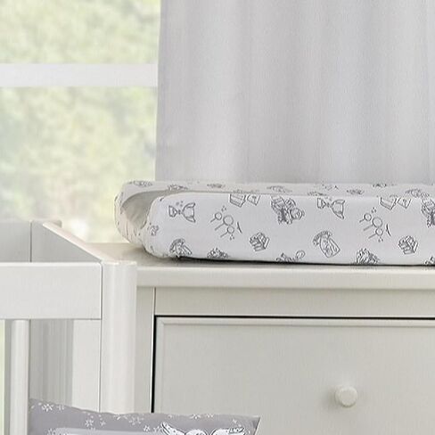 Warner Brothers Harry Potter Magical Moments Grey and White Super Soft Changing Pad Cover in Kuwait