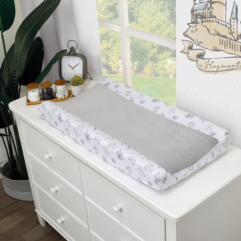 Warner Brothers Harry Potter Magical Moments Grey and White Super Soft Changing Pad Cover in Kuwait