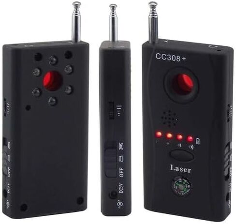 CC308+ Anti Spy RF Signal Bug Detector Hidden Camera Laser Lens GSM Finder in Kuwait