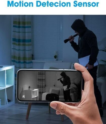 2 in 1 Use WiFi HD 1080P Hidden Camera TV Remote Spy Camera with Video and Motion Detection for Indoor Home Security Wireless Nanny Cam in Kuwait