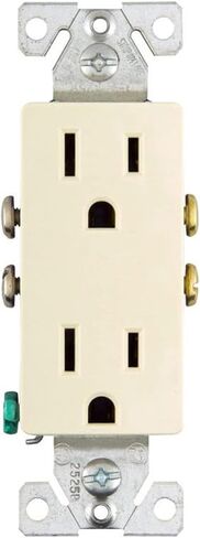 4K Ultra HD Wi-Fi Functional Wall Outlet Receptacle Spy Camera P2P WiFi Power Plug Socket Hidden Nanny Cam Spy Camera, 120V AC Wired (Color: Almond/Type: Square Face) in Kuwait