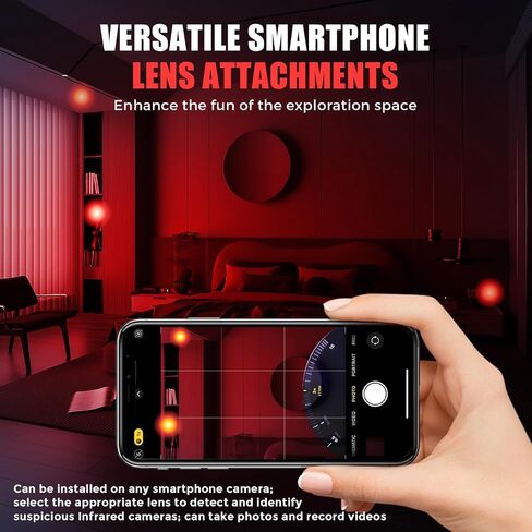 Infrared hidden camera detectors, personal safety devices for womens | 3 Working Modes & Enhanced Detail Detection, a Travel Safety Essential for Women, Perfect for Hotels, Apartments & Airbnb in Kuwait