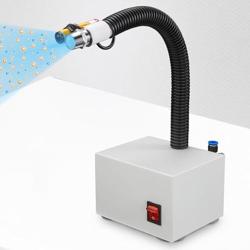 Ion Wind Snake, Anti Static Ionizing Air Gun, Photoelectric Sensor Control, Effective Working Distance 10-1500mm, Adjustable Air Valve, Wind Snake Tube 390mm, for Industrial in Kuwait