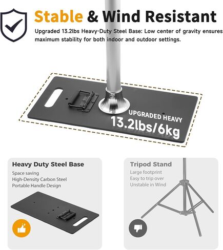Backdrop Stand Heavy Duty 9.2x9.2ft - Adjustable Photo Backgdrop Stand Kit for Photography, Wedding, Party, Family Celebration, Portable Pipe and Drape Support System with Carrying Bag in Kuwait