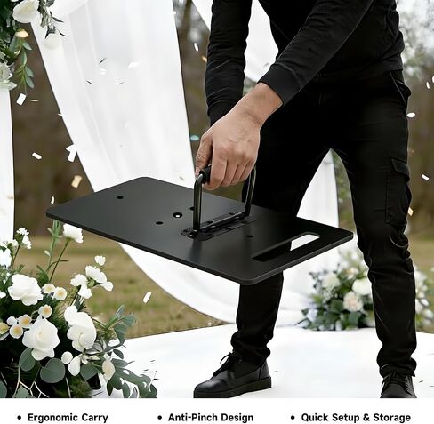 Backdrop Stand Heavy Duty 9.2x9.2ft - Adjustable Photo Backgdrop Stand Kit for Photography, Wedding, Party, Family Celebration, Portable Pipe and Drape Support System with Carrying Bag in Kuwait