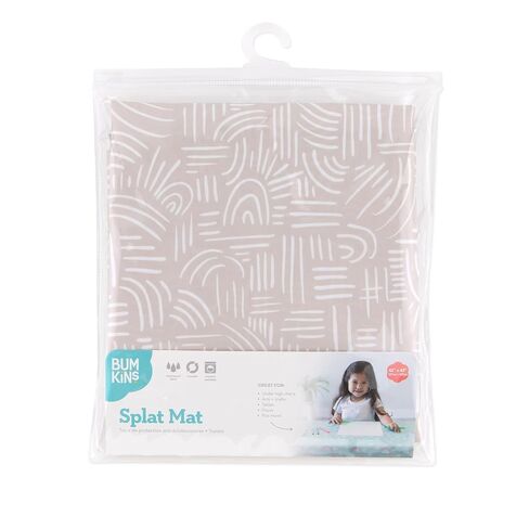 Bumkins Baby Splat Mat for Under High Chair, Babies Toddlers Eating Mess Mat, Waterproof Reusable Cloth for Arts and Crafts, Playtime Mat for Kids, Floors or Tables, Fabric 42inx42in, Desert Boho in Kuwait