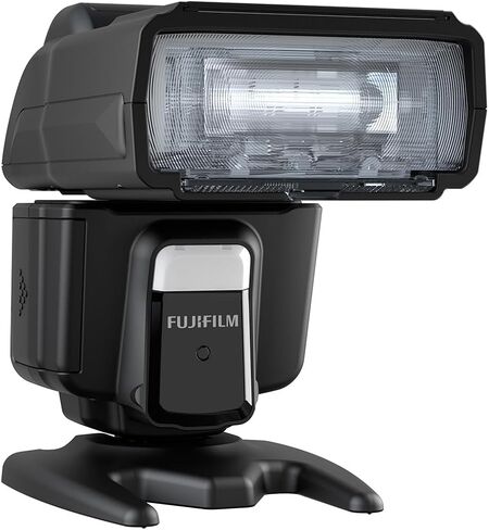 Fujifilm EF-60 Shoe Mount Flash (16657831) | Includes soft case, mini stand and diffuser for storage, stability and lighting in Saudi Arabia