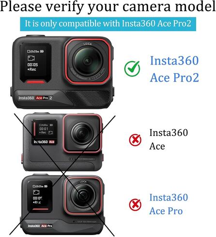 4 pcs Lens Screen Protector made for Insta360 Ace Pro 2 | [Camera Tempered Glass], [Alignment Kit Eazy installation], 9H Hardness, Anti-Scrach, Anti-Bubble, Easy Install in Kuwait