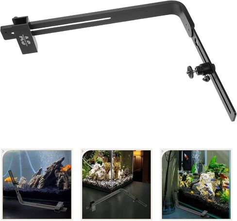 Adjustable Aquarium Light Stand Holder for Fish Tank, Aluminum Alloy Material with Precise Lighting and Versatile Use, for Underwater Landscapes and Saltwater Aquariums in Kuwait