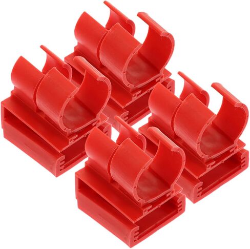 Ciieeo 4 Pcs Aquarium LED Light Holder Clips with Suction Cups for Submersible Lights Abs Material Easy Installation Practical and Aesthetic for Fish Tank Use in Kuwait