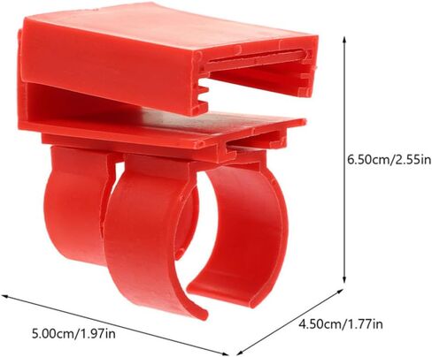 Ciieeo 4 Pcs Aquarium LED Light Holder Clips with Suction Cups for Submersible Lights Abs Material Easy Installation Practical and Aesthetic for Fish Tank Use in Kuwait