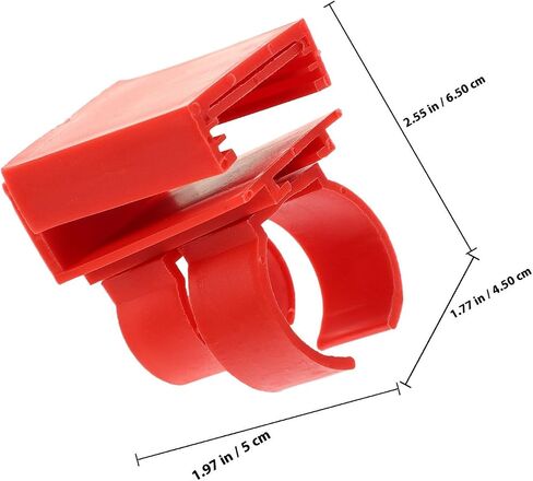INOOMP 2pcs LED Lamp Mounting Clips for Aquarium and Fish Tank Reusable Plastic Light Brackets to Stabilize Light for Feeding Fish in Kuwait