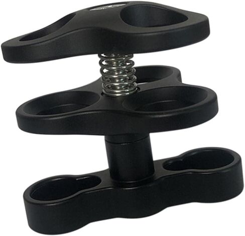 harayaa Diving Lights Clamp Underwater Ball Clamp 3 Holes Easy Releasing for in Kuwait