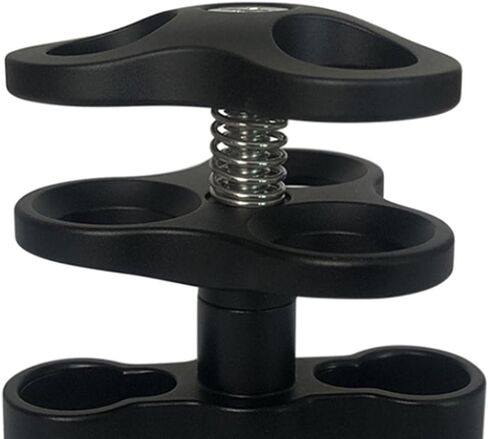 harayaa Diving Lights Clamp Underwater Ball Clamp 3 Holes Easy Releasing for in Kuwait