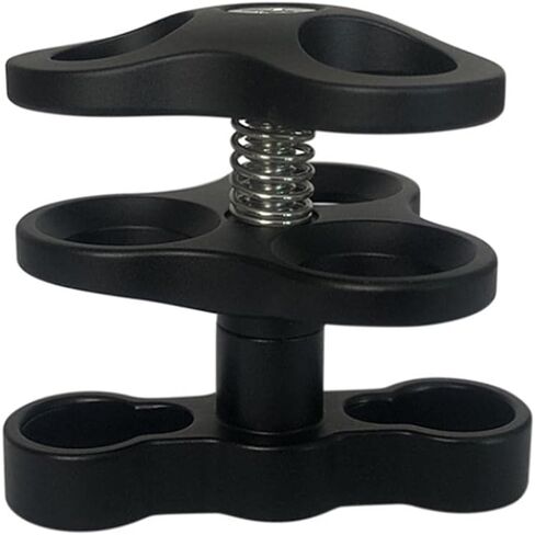 harayaa Diving Lights Clamp Underwater Ball Clamp 3 Holes Easy Releasing for in Kuwait