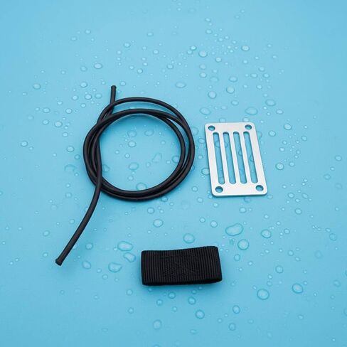 Diving Light Mount Holder Buckle Bracket Clip Stainless Steel Plate Elastic Cord Compact Design Lightweight Build Suitable for Recreational Diving cave Diving Wreck Diving in Kuwait